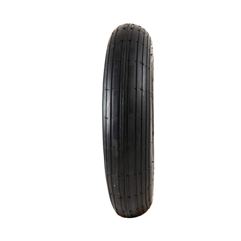 Marathon 4.80/4.00-8" Ribbed Tread Replacement Pneumatic (Air-Filled) Tire and Inner Tube Set, Fits 8-Inch Wheel/Rim, Wheelbarrow/Garden Cart/Lawn & Garden Use, Straight Valve Stem - Image 3